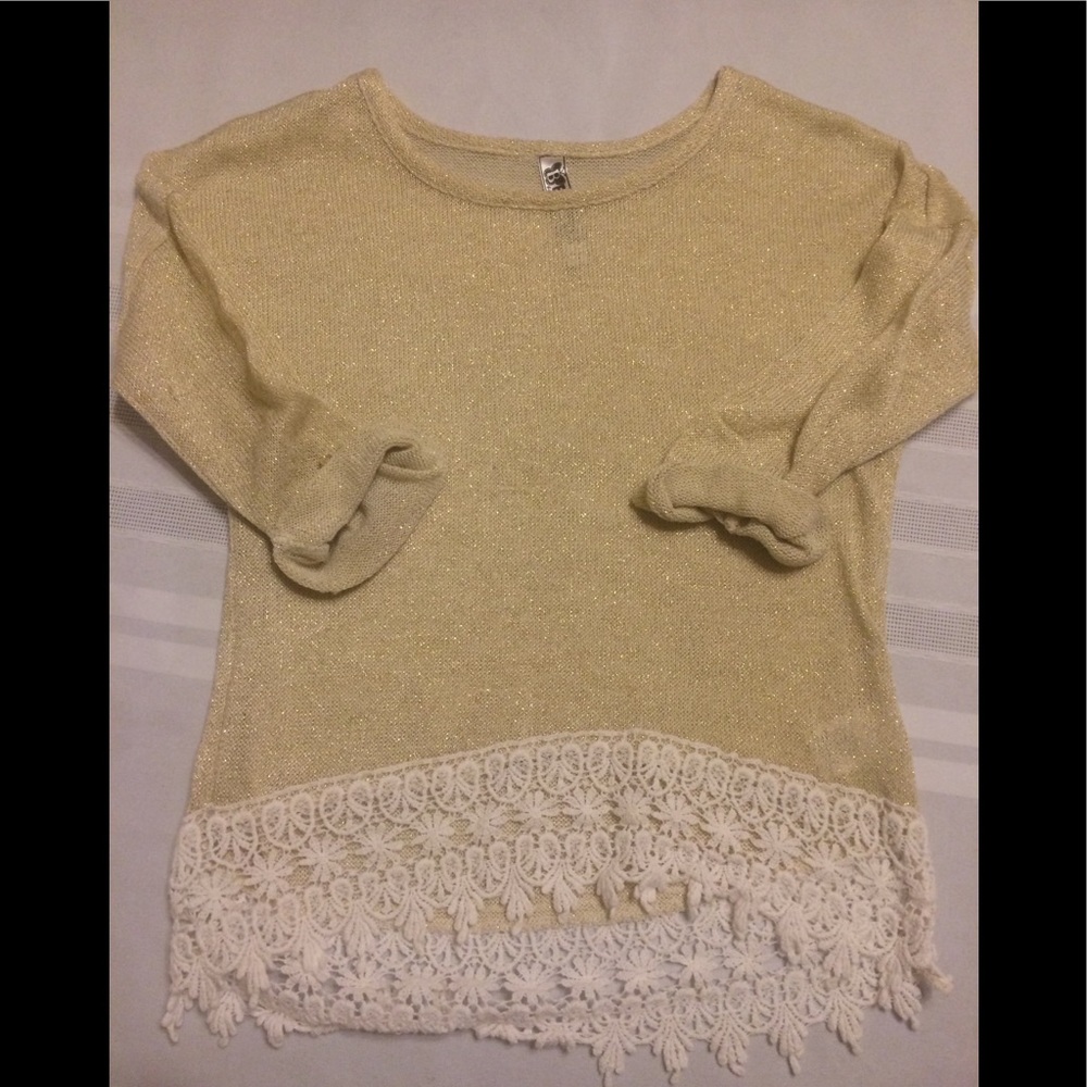 Beautees hi low blouse, size small